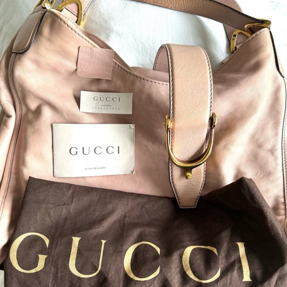 Gucci Pink Hobo Bag